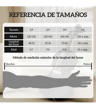 Violín 4/4 de Tamaño Completo de Madera con Estuche Arco Colofonia Afinadores Cuerdas y Soporte para Hombro Negro