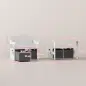 Banco Infantil Convertible 3 en 1 Juego de Mesa y Silla Baúl de Juguetes con Cubos de Tela Extraíbles Blanco Banco Infantil Convertible 3 en 1 Juego de Mesa y Silla Baúl de Juguetes con Cubos de Tela Extraíbles Blanco