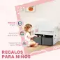 Banco Infantil Convertible 3 en 1 Juego de Mesa y Silla Baúl de Juguetes con Cubos de Tela Extraíbles Blanco Banco Infantil Convertible 3 en 1 Juego de Mesa y Silla Baúl de Juguetes con Cubos de Tela Extraíbles Blanco