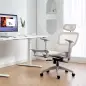Silla de Oficina Ergonómica de Malla con Reposabrazos 3D Reclinable a 135° Reposacabezas Ajustable Beige Silla de Oficina Ergonómica de Malla con Reposabrazos 3D Reclinable a 135° Reposacabezas Ajustable Beige