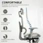 Silla de Oficina Ergonómica de Malla con Reposabrazos 3D Reclinable a 135° Reposacabezas Ajustable Beige Silla de Oficina Ergonómica de Malla con Reposabrazos 3D Reclinable a 135° Reposacabezas Ajustable Beige