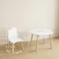 Mesa Infantil con 2 Sillas con Bolsa de Malla Tema de Nube para Niños y Niñas de 3-6 Años para Guardería Aulas Blanco Mesa Infantil con 2 Sillas con Bolsa de Malla Tema de Nube para Niños y Niñas de 3-6 Años para Guardería Aulas Blanco