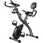 Bicicleta Estática Plegable con 8 Niveles de Resistencia Volante Pantalla LCD Bluetooth Pulsómetro y Sillín Ajustable Bicicleta Estática Plegable con 8 Niveles de Resistencia Volante Pantalla LCD Bluetooth Pulsómetro y Sillín Ajustable