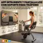 Bicicleta Estática Plegable con 8 Niveles de Resistencia Volante Pantalla LCD Bluetooth Pulsómetro y Sillín Ajustable Bicicleta Estática Plegable con 8 Niveles de Resistencia Volante Pantalla LCD Bluetooth Pulsómetro y Sillín Ajustable