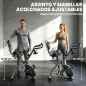Bicicleta Estática Plegable con 8 Niveles de Resistencia Volante Pantalla LCD Bluetooth Pulsómetro y Sillín Ajustable Bicicleta Estática Plegable con 8 Niveles de Resistencia Volante Pantalla LCD Bluetooth Pulsómetro y Sillín Ajustable