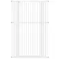Barrera de Seguridad Niños Perros y Gatos Extra Alta 160cm Extensible 76-105cm para Puertas Escaleras Cierre Automático