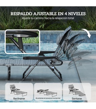 Tumbona Plegable