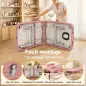 Camilla Masaje Plegable de Aluminio con Altura Ajustable 3 Zonas Reposacabezas Extraíble Bolsa de Transporte Rosa Camilla Masaje Plegable de Aluminio con Altura Ajustable 3 Zonas Reposacabezas Extraíble Bolsa de Transporte Rosa