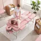 Camilla Masaje Plegable de Aluminio con Altura Ajustable 3 Zonas Reposacabezas Extraíble Bolsa de Transporte Rosa Camilla Masaje Plegable de Aluminio con Altura Ajustable 3 Zonas Reposacabezas Extraíble Bolsa de Transporte Rosa