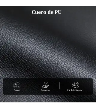 Sillón de Masaje Reclinable con Mando a Distancia Bolsillo Lateral y Temporizador Tapizado en PU 68x88x98 cm Negro