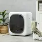 Secadora de Evacuación 3 kg 800W con Pantalla Táctil Control de Tiempo y Temperatura Función Antiarrugas Blanco Secadora de Evacuación 3 kg 800W con Pantalla Táctil Control de Tiempo y Temperatura Función Antiarrugas Blanco