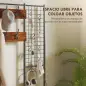 Perchero Zapatero con Zapatero Ganchos Cajones y Eatante para Entrada Pasillo Salón 100x30x183 cm Marrón Rústico