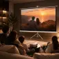 Pantalla de Proyección con Soporte Portátil 100 Pulgadas Formato 16:9 con Altura Ajustable 221x124 cm Blanco Pantalla de Proyección con Soporte Portátil 100 Pulgadas Formato 16:9 con Altura Ajustable 221x124 cm Blanco