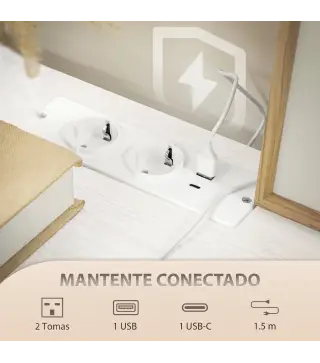 Cómoda con 8 Cajones de Tela Acabado en Borreguito Sintético Estación de Carga y Carga USB-C para Dormitorio Crema
