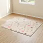 Alfombra Bebé Acolchada Plegable Reversible 150x180 cm Tapete de Actividades Bebé XPE Impermeable Multicolor