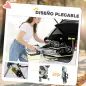 Carrito para Perros Pequeños Plegable hasta 10 kg con 3 Ruedas Capota Ajustable Cesta Ventanas de Malla Portavasos Gris Carrito para Perros Pequeños Plegable hasta 10 kg con 3 Ruedas Capota Ajustable Cesta Ventanas de Malla Portavasos Gris