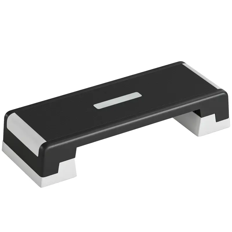 Step de Aeróbic Step para Fitness con Altura Ajustable de 15/20/25 cm Carga 250 kg para Casa Gimnasio Negro Step de Aeróbic Step para Fitness con Altura Ajustable de 15/20/25 cm Carga 250 kg para Casa Gimnasio Negro