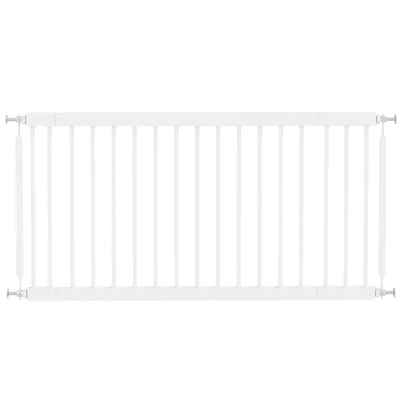 Barrera de Seguridad para Perros Pequeños Extensible 67-93,5 cm Altura 45 cm para Puertas y Escaleras Blanco Barrera de Seguridad para Perros Pequeños Extensible 67-93,5 cm Altura 45 cm para Puertas y Escaleras Blanco