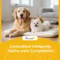 Barrera de Seguridad para Perros Pequeños Extensible 67-93,5 cm Altura 45 cm para Puertas y Escaleras Negro