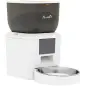 Comedero Automático 4L WiFi 2.4G para Gatos Perros con Control App 2 Cuencos 1-10 Comidas al Día Grabadora Voz 10s