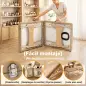 Camilla de Masaje Plegable con Marco de Madera con Altura Regulable y Bolsa de Transporte 186x60x61-87 cm Marrón Camilla de Masaje Plegable con Marco de Madera con Altura Regulable y Bolsa de Transporte 186x60x61-87 cm Marrón