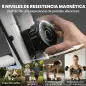 Bicicleta Estática Plegable con 8 Niveles de Resistencia Volante Pantalla LCD Bluetooth Pulsómetro y Sillín Ajustable