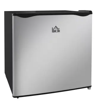 Congelador Vertical de 35 L con Temperatura Ajustable -24 °C a -14 °C Puerta Reversible y Estante Extraíble Plateado