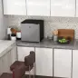 Congelador Vertical de 35 L con Temperatura Ajustable -24 °C a -14 °C Puerta Reversible y Estante Extraíble Plateado
