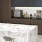 Congelador Vertical de 35 L con Temperatura Ajustable -24 °C a -14 °C Puerta Reversible y Estante Extraíble Plateado