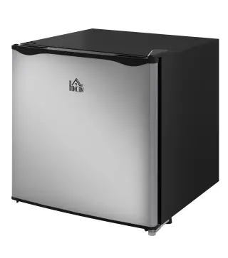 Congelador Vertical de 35 L con Temperatura Ajustable -24 °C a -14 °C Puerta Reversible y Estante Extraíble Plateado