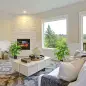 Juego de 2 Árboles Artificiales de 95 cm con Maceta Plantas Sintéticas para Decoración Hogar Salón Oficina Verde