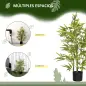Juego de 2 Bambús Artificiales 90 cm con Maceta Plantas Sintéticas para Decoración Hogar Salón Oficina Verde Juego de 2 Bambús Artificiales 90 cm con Maceta Plantas Sintéticas para Decoración Hogar Salón Oficina Verde