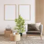 Juego de 2 Bambús Artificiales 90 cm con Maceta Plantas Sintéticas para Decoración Hogar Salón Oficina Verde Juego de 2 Bambús Artificiales 90 cm con Maceta Plantas Sintéticas para Decoración Hogar Salón Oficina Verde