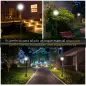 Conjunto de 2 Luces Solares para Jardín con Panel Solar Encendido Automático Impermeable IP44 18x18x160 cm Negro Conjunto de 2 Luces Solares para Jardín con Panel Solar Encendido Automático Impermeable IP44 18x18x160 cm Negro