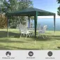 Conjunto de 1 Carpa de Jardín 3x3 m Anti-UV Impermeable y 2 Paredes Laterales 3x2 m para Carpa 3x3 m y 3x6 m Verde Conjunto de 1 Carpa de Jardín 3x3 m Anti-UV Impermeable y 2 Paredes Laterales 3x2 m para Carpa 3x3 m y 3x6 m Verde