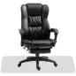 Conjunto 1 Silla de Masaje Reclinable 68,5x68,5x113-121 cm y 1 Alfombra Protectora de Suelo 90x120 cm Negro Transparente Conjunto 1 Silla de Masaje Reclinable 68,5x68,5x113-121 cm y 1 Alfombra Protectora de Suelo 90x120 cm Negro Transparente