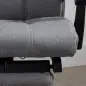 Conjunto de 1 Silla de Masaje Reclinable con 6 Puntos de Masaje y 1 Alfombra Protectora de Suelo Gris y Transparente Conjunto de 1 Silla de Masaje Reclinable con 6 Puntos de Masaje y 1 Alfombra Protectora de Suelo Gris y Transparente