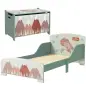 Conjunto para Niños Incluye 1 Cama Infantil Carga Máx. 40 kg 143x77x60 cm y 1 Baúl de Almacenamiento 60x37x39 cm Verde Conjunto para Niños Incluye 1 Cama Infantil Carga Máx. 40 kg 143x77x60 cm y 1 Baúl de Almacenamiento 60x37x39 cm Verde