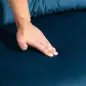Pack de 2 Sofás Cama de 1 con Respaldo Ajustable de 5 Niveles y Almohadas Acolchadas 63x73x81 cm Azul