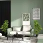 Pack de 2 Ficus Artificiales 110 cm Plantas Artificiales con 90 Hojas Musgo y Maceta para Interior Verde