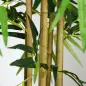 Pack de 2 Bambú Artificiales 150 cm con 1095 Hojas Maceta Decoración para Interior Hogar Verde