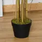 Pack de 2 Bambú Artificiales 150 cm con 1095 Hojas Maceta Decoración para Interior Hogar Verde