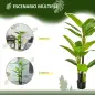 Pack de 2 Plataneras Plantas Artificiales 150 cm con Maceta y 18 Hojas para Decoración de Hogar Salón Verde Pack de 2 Plataneras Plantas Artificiales 150 cm con Maceta y 18 Hojas para Decoración de Hogar Salón Verde