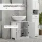 Conjunto de Baño Incluye 1 Mueble sobre Inodoro 1 Columna de Baño 1 Mueble para Debajo del Lavabo Blanco Conjunto de Baño Incluye 1 Mueble sobre Inodoro 1 Columna de Baño 1 Mueble para Debajo del Lavabo Blanco