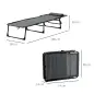 Conjunto de 2 Tumbonas Plegables con Respaldo Ajustable Reposacabezas y Estructura de Acero 185x58x30 cm Gris Conjunto de 2 Tumbonas Plegables con Respaldo Ajustable Reposacabezas y Estructura de Acero 185x58x30 cm Gris