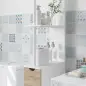 Columna de Baño Moderno Mueble Auxiliar de Baño con 2 Estantes 2 Cajones y 1 Puerta Antivuelco 15x33x136,8 cm Natural Columna de Baño Moderno Mueble Auxiliar de Baño con 2 Estantes 2 Cajones y 1 Puerta Antivuelco 15x33x136,8 cm Natural