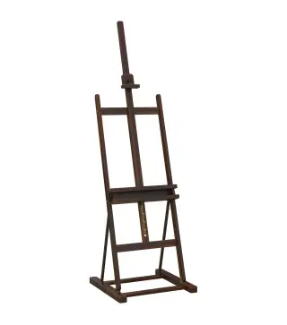 Caballete de Pintura 230 cm con Altura y Ángulo Ajustables Almacenamiento para Adultos Artistas Pintor Marrón