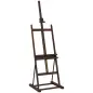 Caballete de Pintura 230 cm con Altura y Ángulo Ajustables Almacenamiento para Adultos Artistas Pintor Marrón Caballete de Pintura 230 cm con Altura y Ángulo Ajustables Almacenamiento para Adultos Artistas Pintor Marrón