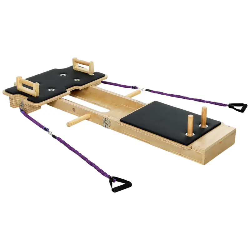 Pilates Reformer Multifuncional con Bandas de Resistencia Asas para Casa Gimnasio Natural Pilates Reformer Multifuncional con Bandas de Resistencia Asas para Casa Gimnasio Natural