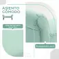 Banco Pie de Cama Tapizado en Lona con Patas de Madera Reposabrazos y Asiento Acolchado Verde Claro Banco Pie de Cama Tapizado en Lona con Patas de Madera Reposabrazos y Asiento Acolchado Verde Claro